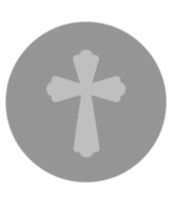 runde moderne Rosenkranz Dose (Döschen mit christlichen Motiven und liebevollen Details)